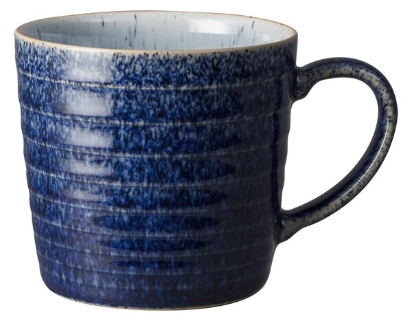 Studio Blue Cobalt/Pebble Ridged Mug