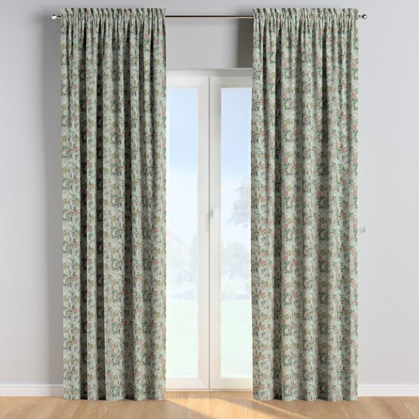 Slot and frill curtains