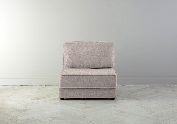 Dacre Single No Arms Sofabed in Blush Pink