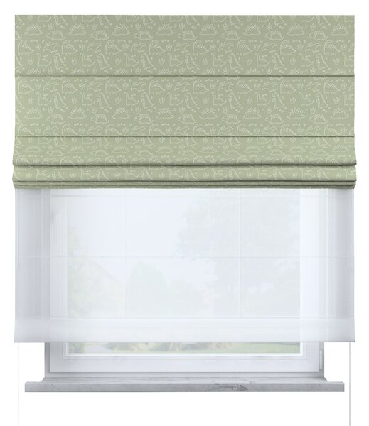 Voile and fabric roman blind (DUO II)