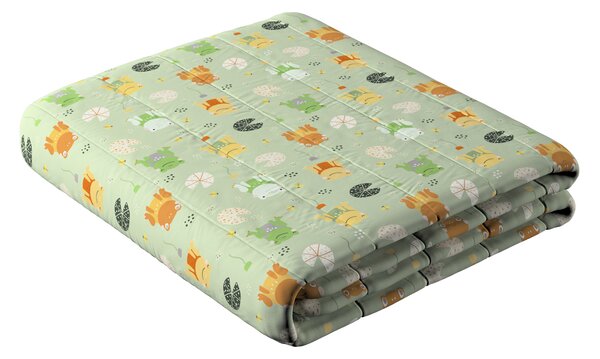 Stripe quilted throw