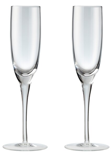 China By Denby Set Of 2 Champagne Flutes
