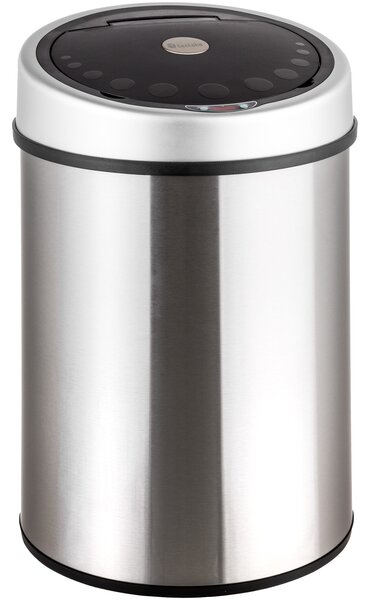 Tectake 400620 kitchen bin with sensor - 40 l, silver