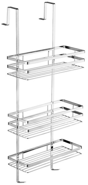Tectake 400714 shower caddy stainless steel - silver