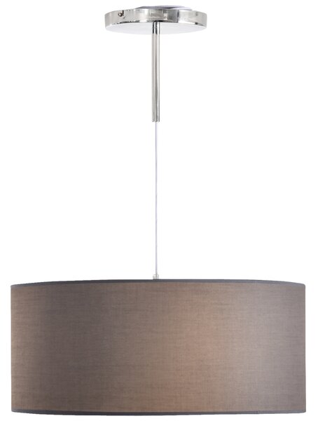 HOMCOM Modern LED Pendant Light Chandelier with Three Lighting Modes Metal Round Base for Living Room, Bedroom, Office, Entrance, Grey, 59 x 59 x 44cm