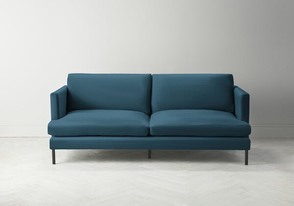 Justin Three-Seater Sofabed in Spanish Blue