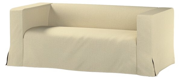 Klippan 2-seater floor length sofa cover with box pleats