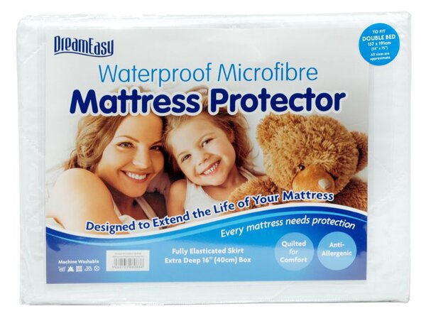 Dreameasy Luxury Waterproof Mattress Protector, Single