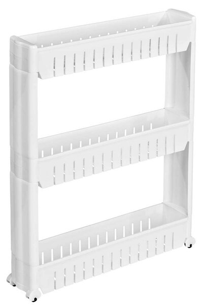 Tectake 401628 alcove shelf with 3 levels - white