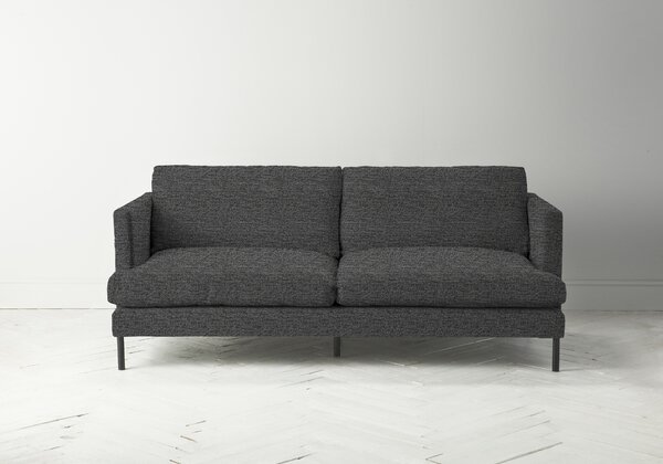 Justin Three-Seater Sofa in Hola Black