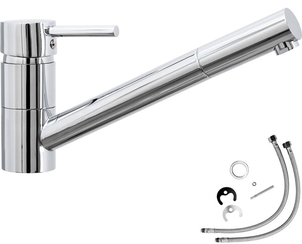 402137 mixer tap, traversable - grey