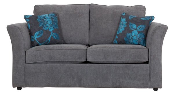 Buoyant Newry Sofa Bed, 2 Seater Sofa Bed with Standard Mattress, Lush Chocolate, Lily Teal