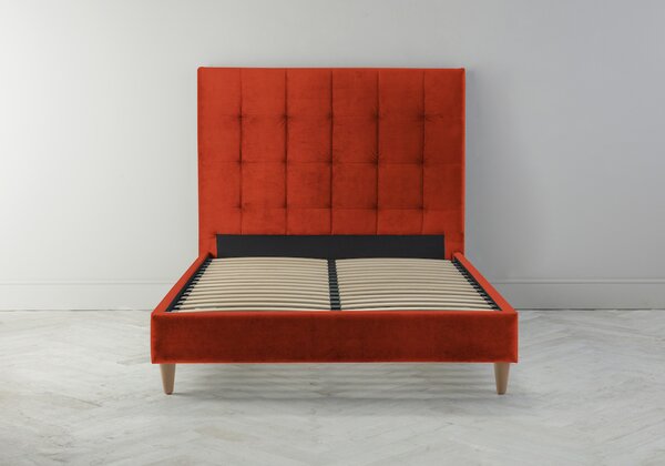 Hopper 5' King Bed Frame in Marmalade Orange