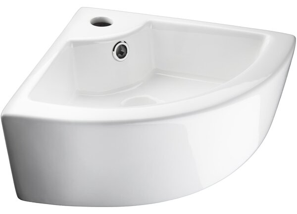 402570 bathroom sink corner sink ceramic - white