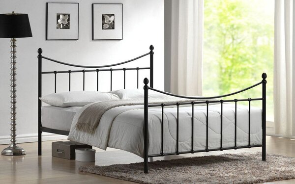 Time Living Alderley Metal Bed Frame, Small Double, Ivory