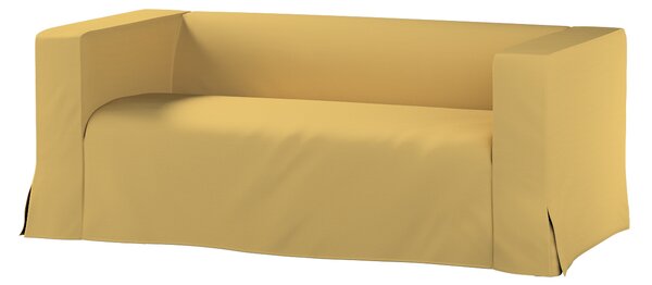 Klippan 2-seater floor length sofa cover with box pleats