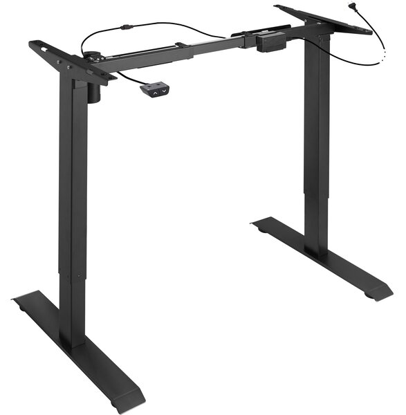 Tectake 403001 motorised standing desk frame (71 to 121cm tall) - black