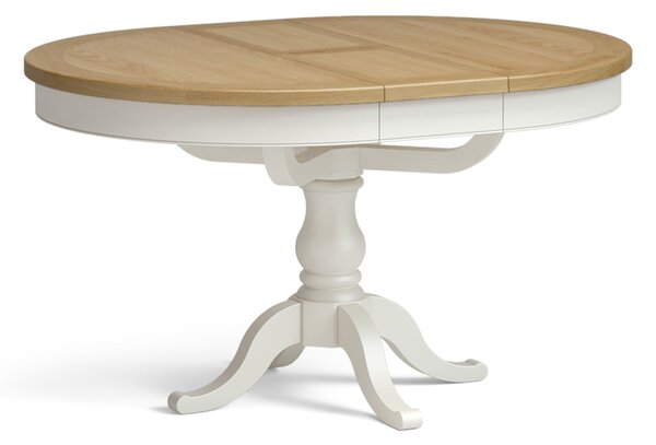 Bude Round Extending Dining Table | Oak Tops | Colour Options