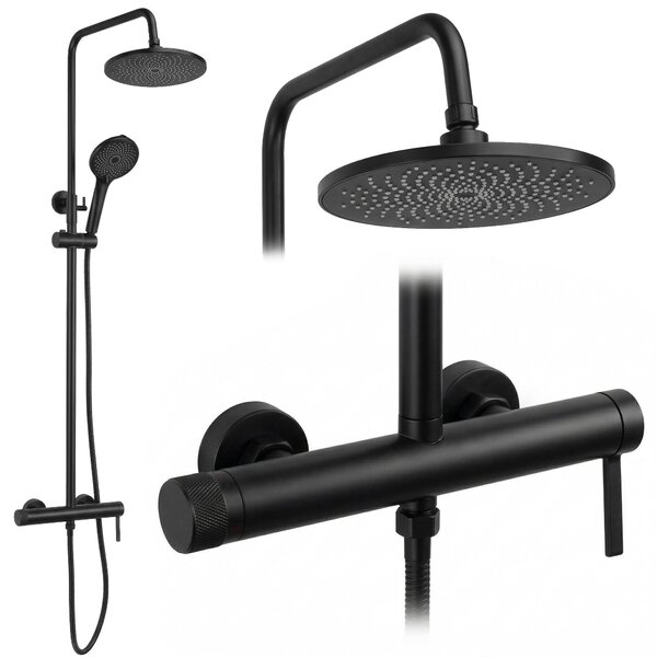 Shower set Rea Rivo Black