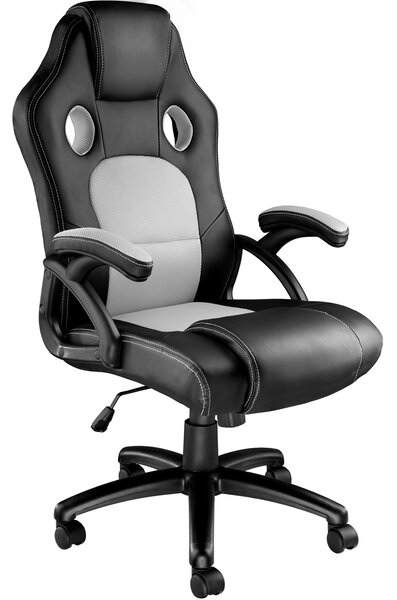 Tectake 403467 tyson office chair - black/grey