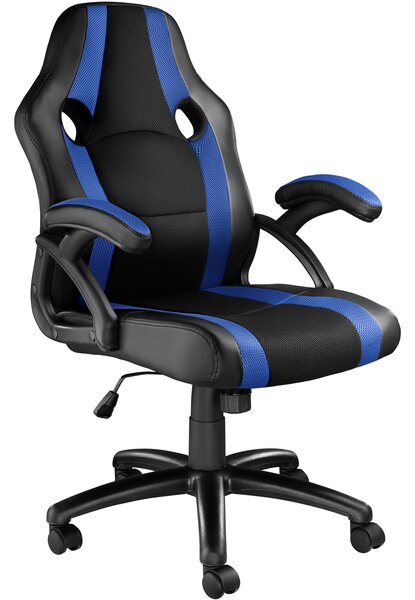 Tectake 403480 benny office chair - black/blue