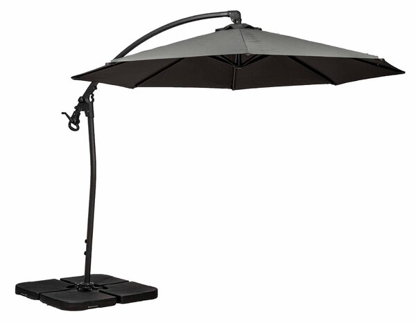 3m Deluxe Pedal Operated Cantilever Parasol | Roseland