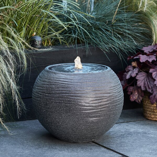 Stone Sphere Water Feature