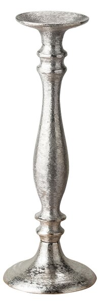 Sage Large Metallic Candle Holder in Silver