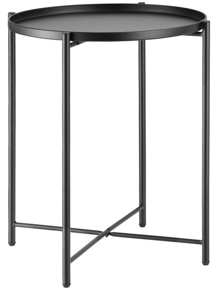 Tectake 404185 bedside table chester - black