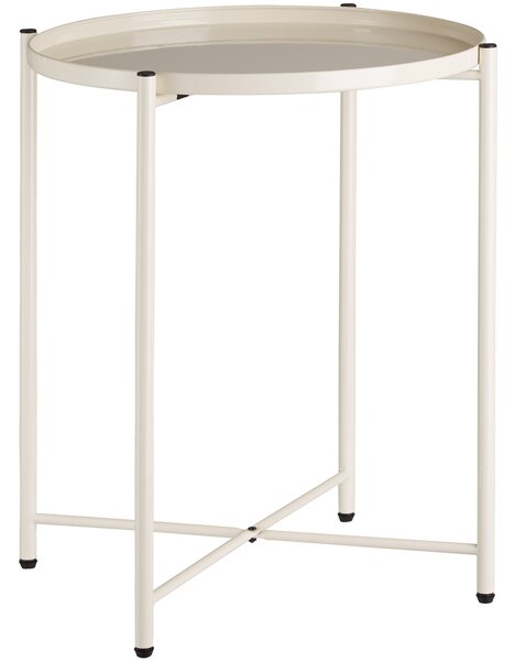 Tectake 404189 bedside table chester - cream