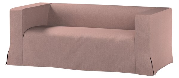 Klippan 2-seater floor length sofa cover with box pleats