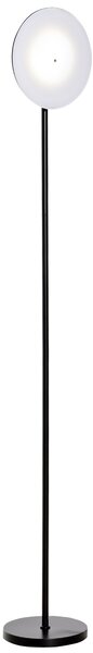 HOMCOM LED Floor Lamp 18W Uplighter Reading Standing Light with Adjustable Head 3 Brightness Levels Touch Control Industrial Style, Black