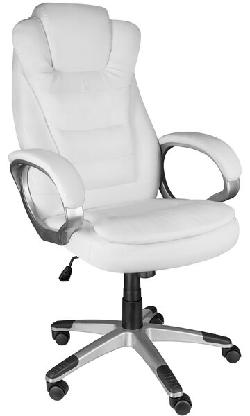 Tectake 404388 office chair zulu - white