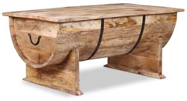 Coffee Table Solid Mango Wood 88x50x40 cm