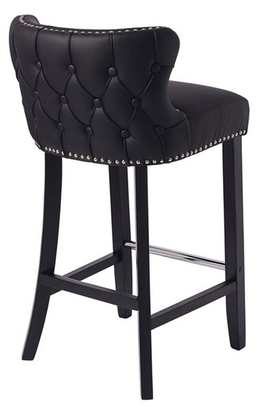 Margonia Bar stool Black PU Leather