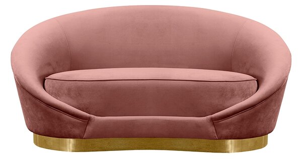 Selini Two Seat Sofa - Blush Pink