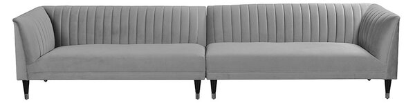 Baxter Six Seat Sofa – Dove Grey