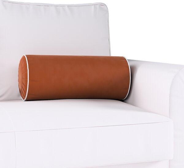 Bolster cushion with pleasts and piping