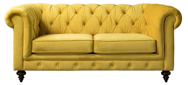 Monty Two Seat Sofa - Mustard