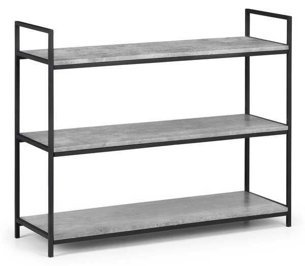Oyster Low Concrete Bookcase