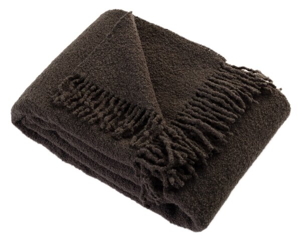 Boucle blanket 140x200cm laurel green