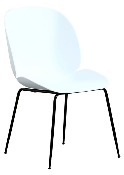 Katrina Contemporary Dining Chair | Black, White, Blue | Roseland