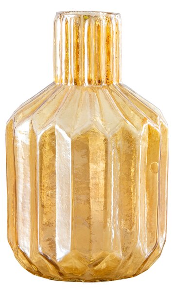 Eden Bottle Bud Vase in Gold, Small