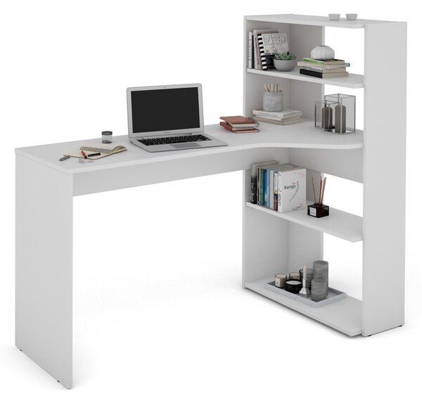 Sanford Multifunction Work From Home Office Desk with Bookcase | Roseland Furniture