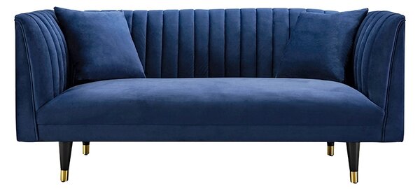Baxter Two Seat Sofa - Navy Blue