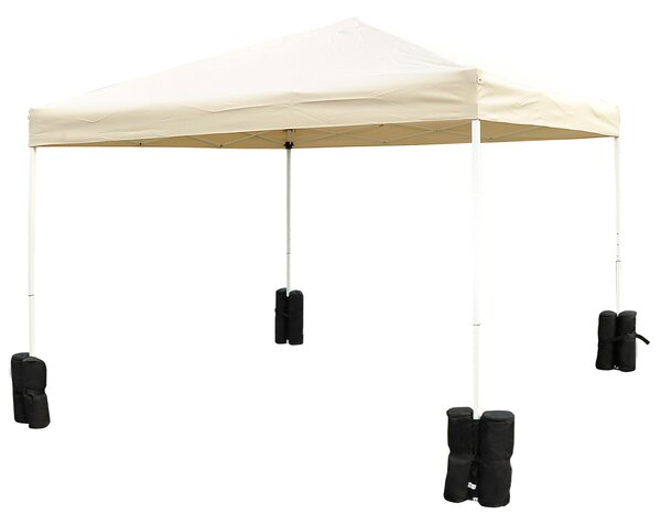 Outsunny Gazebo Sand Bag Weights, 4pcs Leg Weights for Marquee, Tent Canopy Base, Heavy Duty
