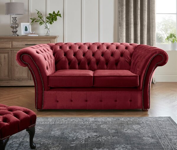 Chesterfield Beaumont 2 Seater Sofa Malta Red 14