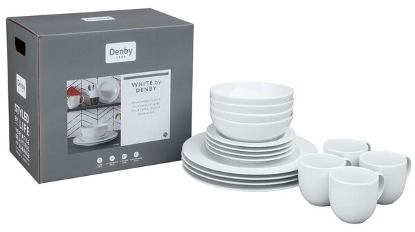 Denby White by Denby 16 Piece Tableware Set