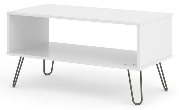 Augustine White Open Coffee Table