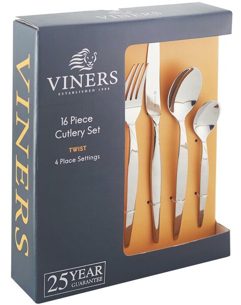Viners Twist 16 Piece Cutlery Set